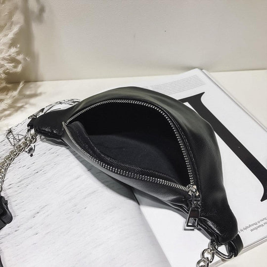 Marsupio in Pelle da Donna con Catena