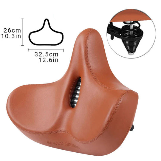 Selle de vélo large – Design ergonomique absorbant les chocs