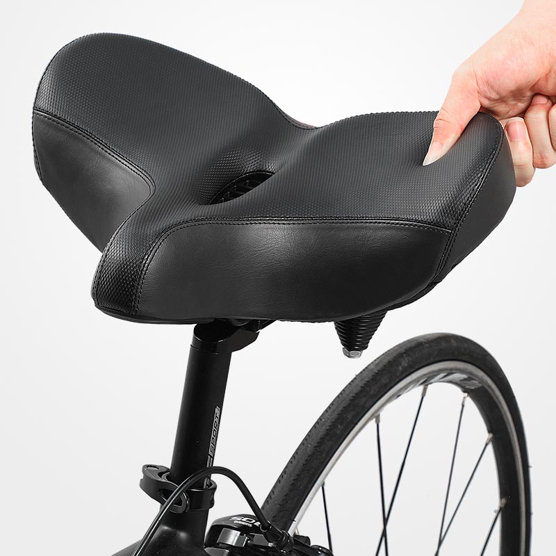 Selle de vélo large – Design ergonomique absorbant les chocs