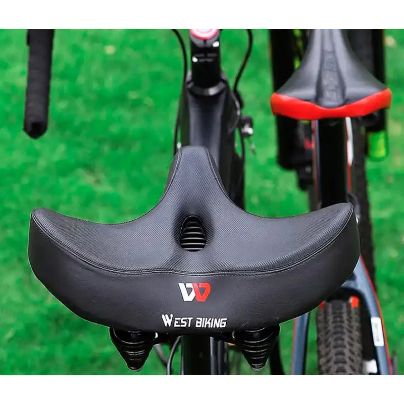 Selle de vélo large – Design ergonomique absorbant les chocs