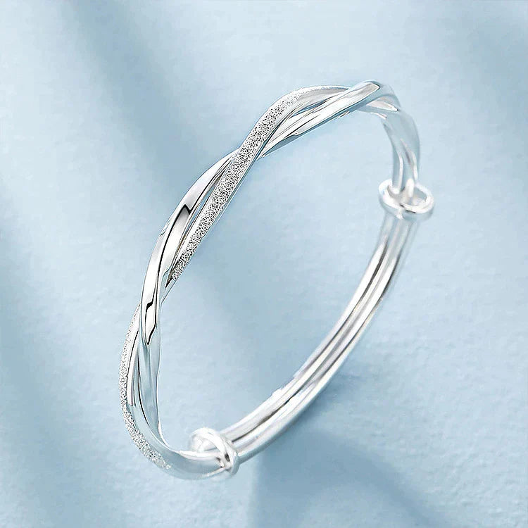 Bellissimo Bracciale Intrecciato in Argento