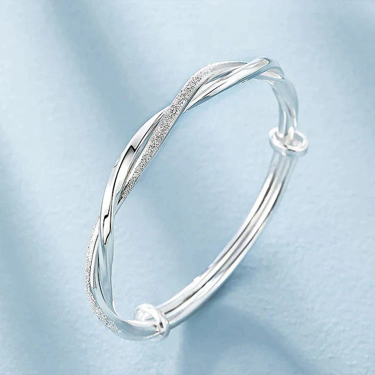 Bellissimo Bracciale Intrecciato in Argento