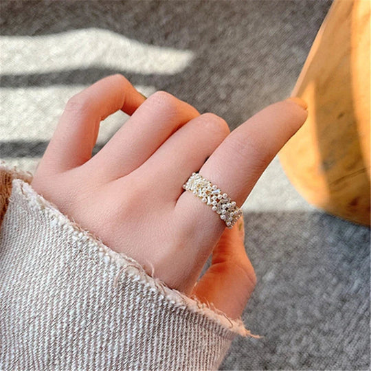 Bellissimo Anello con Perla Regolabile