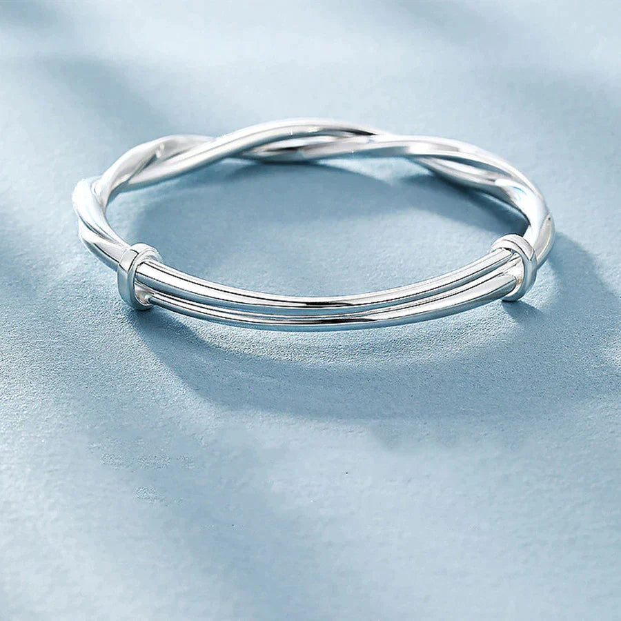 Bellissimo Bracciale Intrecciato in Argento