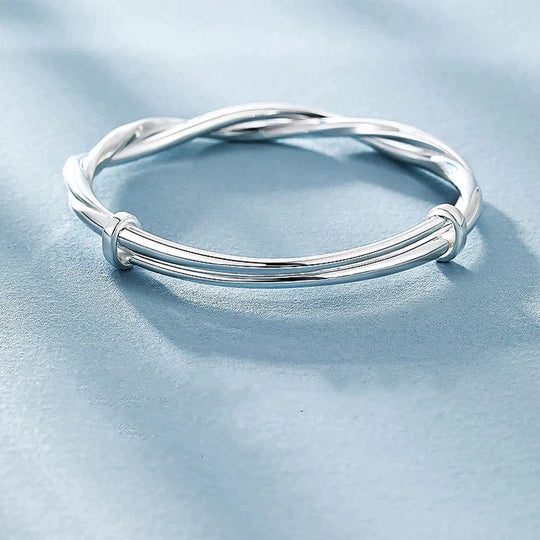 Bellissimo Bracciale Intrecciato in Argento