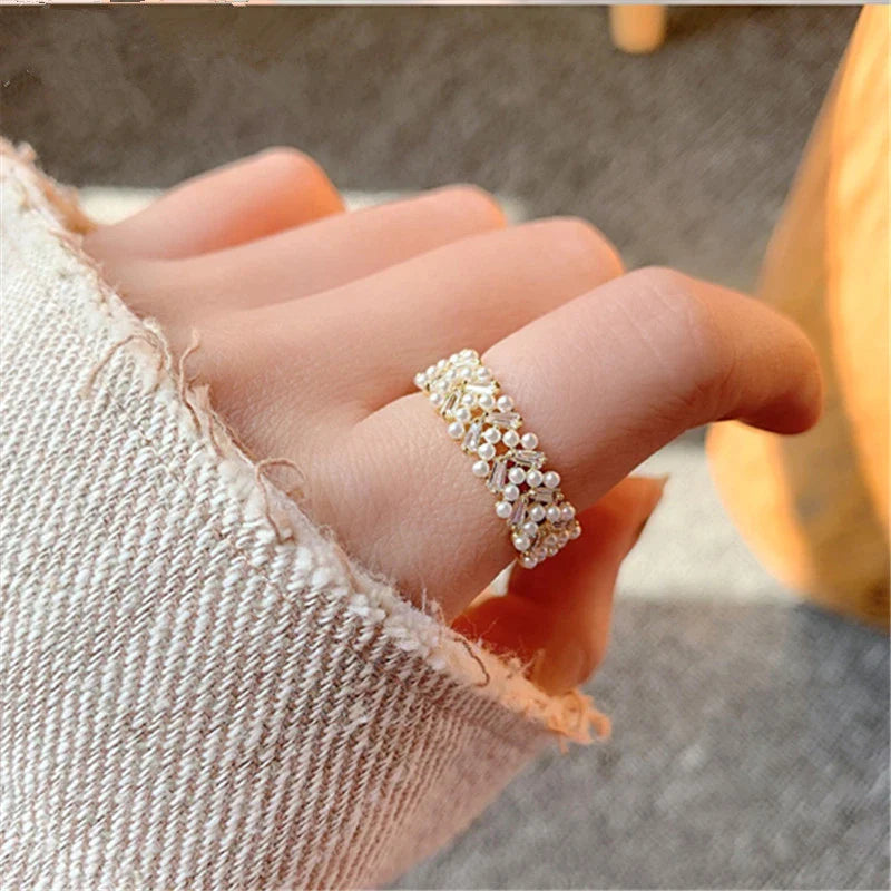 Bellissimo Anello con Perla Regolabile