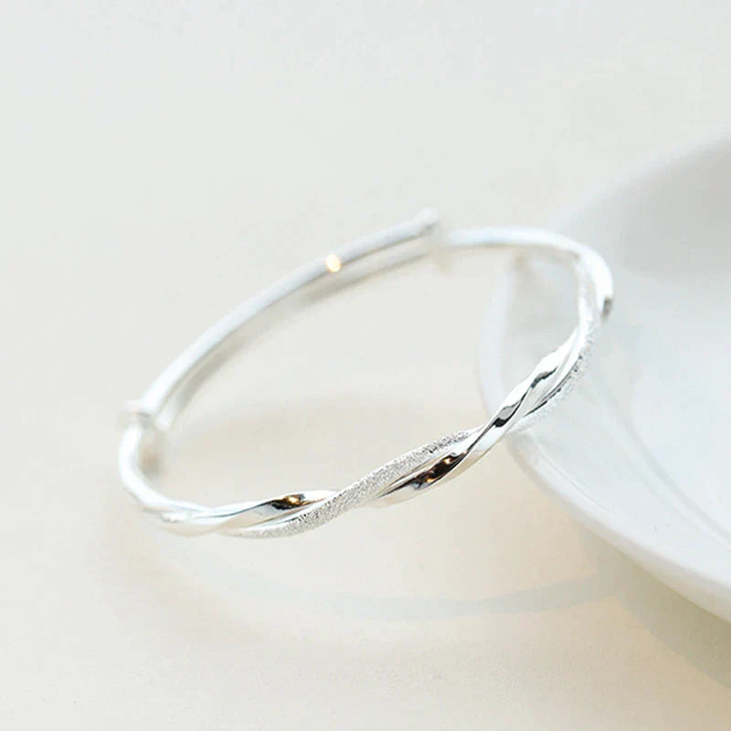 Bellissimo Bracciale Intrecciato in Argento