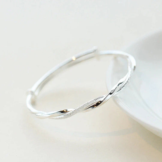 Bellissimo Bracciale Intrecciato in Argento