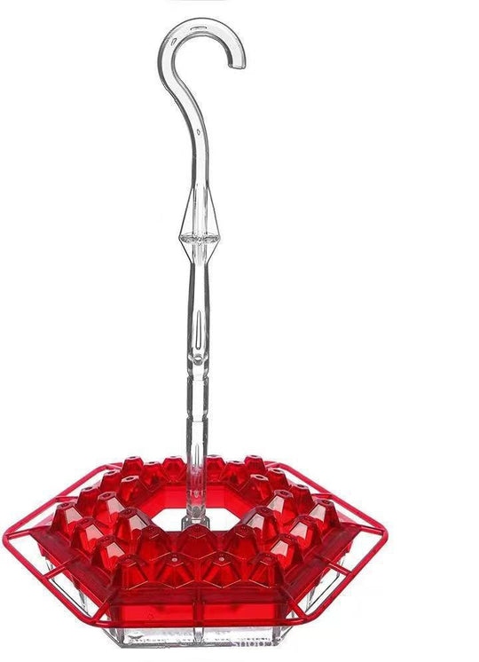 Hummingbird Feeder - With Ant Deterrent and 30 Openings