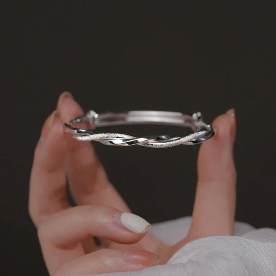 Bellissimo Bracciale Intrecciato in Argento