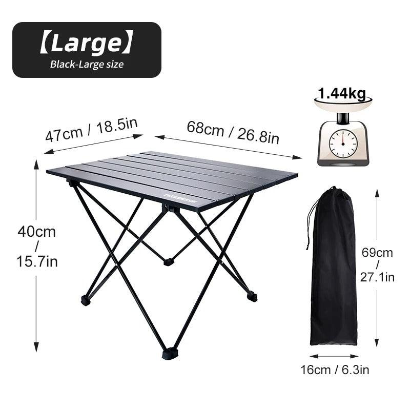 Table Pliante en Aluminium