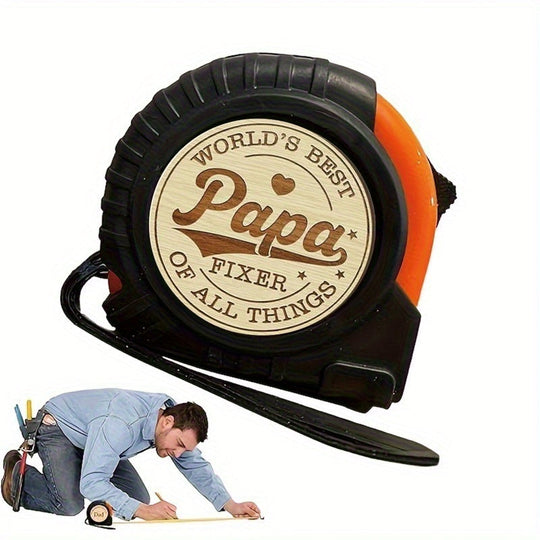 Mètre ruban 5 mètres Meilleur Papa – Cadeau unique pour la Fête des Pères