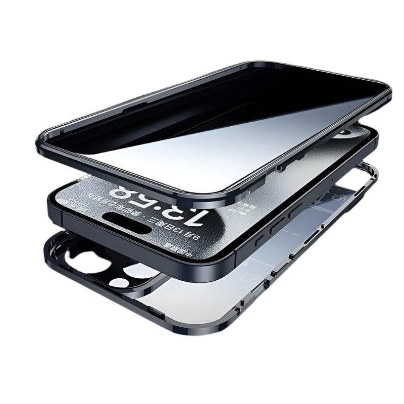 iPhone Magnetic Glass Case | Full-Body Privacy & Scratch Protection