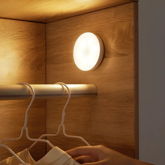 Kabellose Bewegungsmelderlampe | Batteriebetriebene Schrank- und Innenraumbeleuchtung