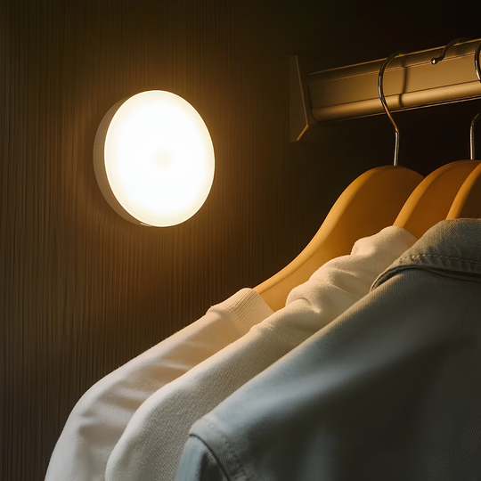 Kabellose Bewegungsmelderlampe | Batteriebetriebene Schrank- und Innenraumbeleuchtung