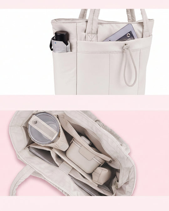 Gesteuerte Puffer-Tragetasche mit Getränkehalter und Laptopfach