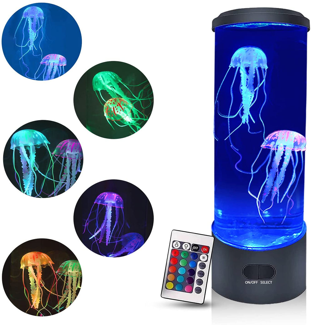 Jellyfish Aquarium Lamp | Color-Changing LED for Bedroom Decor