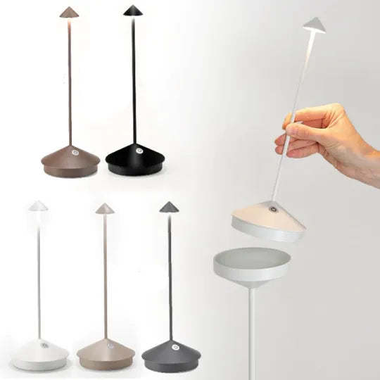 Lampe de table LED sans fil | Lampe de bureau portable &amp; sans câble