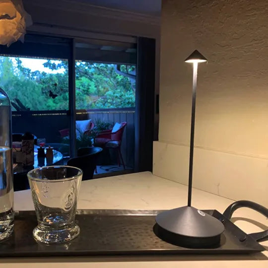 Lampe de table LED sans fil | Lampe de bureau portable &amp; sans câble