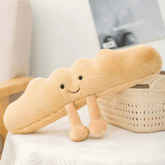 Funny Bread Plush Toy | Cute Stuffed Baguette Doll