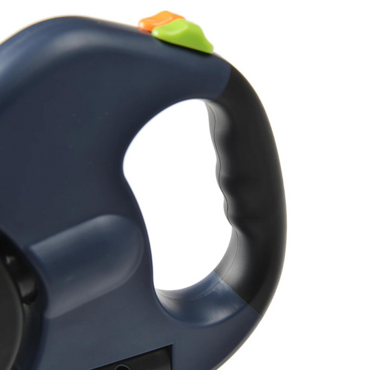Laisse Double Rétractable pour Chien | Lampe de Nuit LED Intégrée