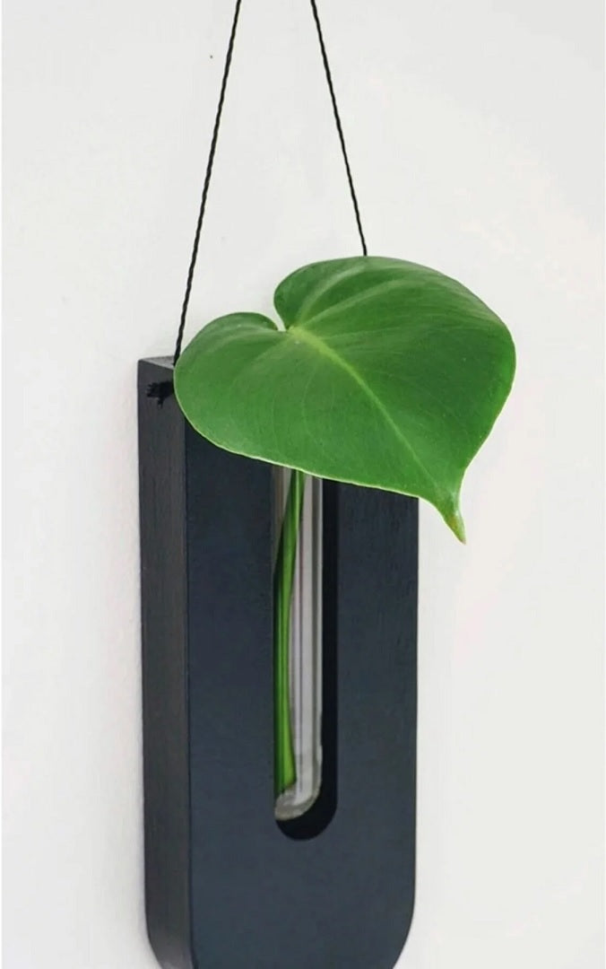 Holz Wandblumenhalter für Zimmerpflanzen