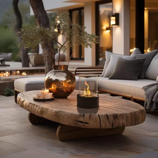 Cheminée de table portable | Mini cheminée bioéthanol pour décoration d&