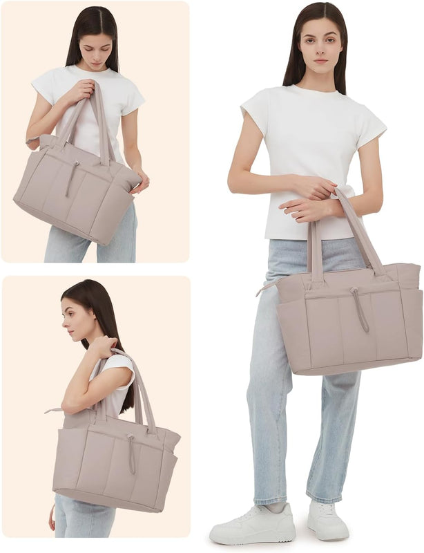 Gesteuerte Puffer-Tragetasche mit Getränkehalter und Laptopfach