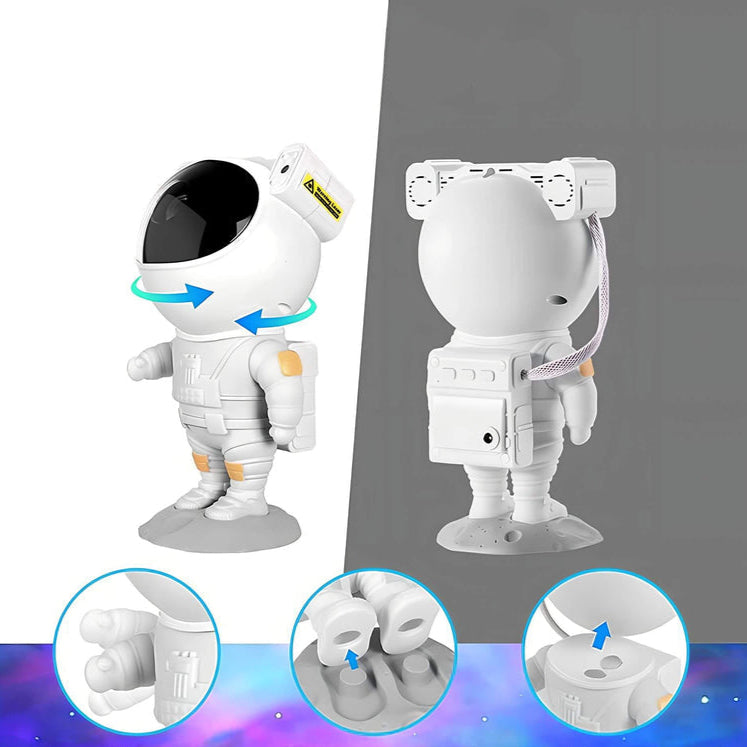 Proiettore Stelle Astronauta | Proiettore Nebbia &amp; Via Lattea per Decorazione della Stanza