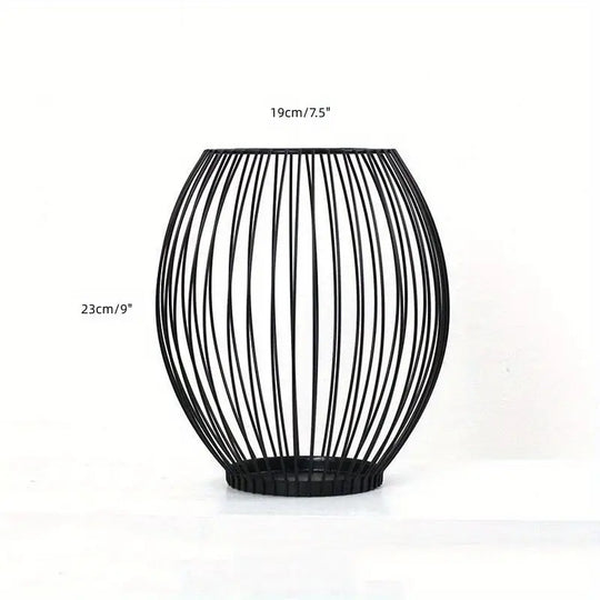 Ensemble moderne de chandeliers en métal | Ornement de table géométrique &amp; centre de table