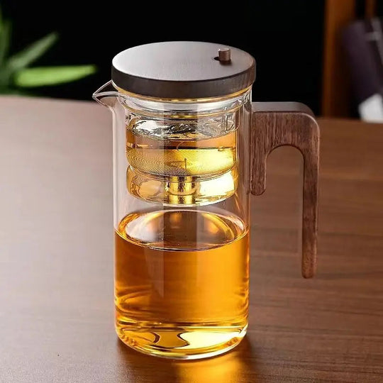 Teiera in Vetro con Infusore | Elegante Preparatore di Tè per Tè Sfuso
