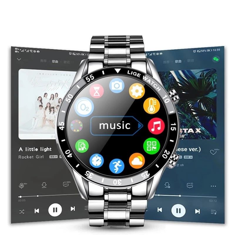 Montre homme élégante | Tracker business et fitness mince