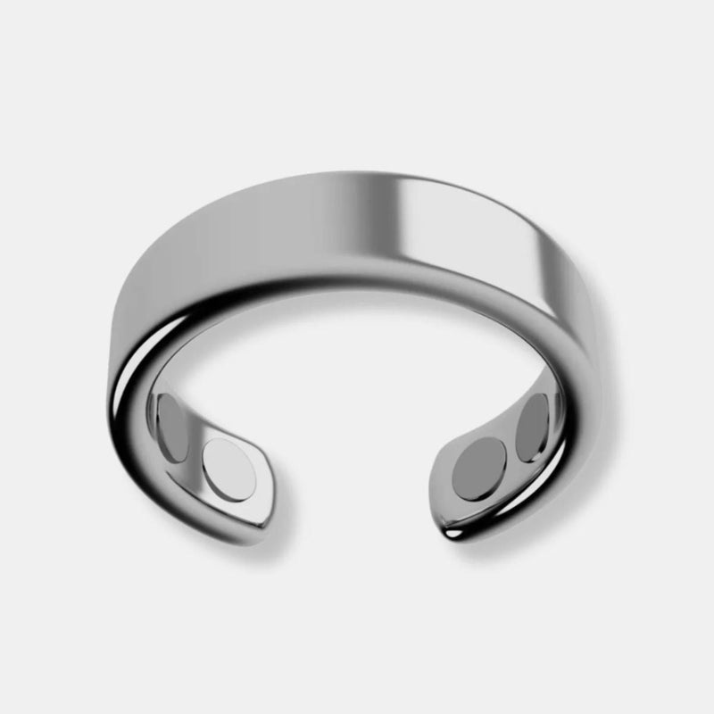 Anello Regolabile con Quattro Magneti | Fascia Color Oro