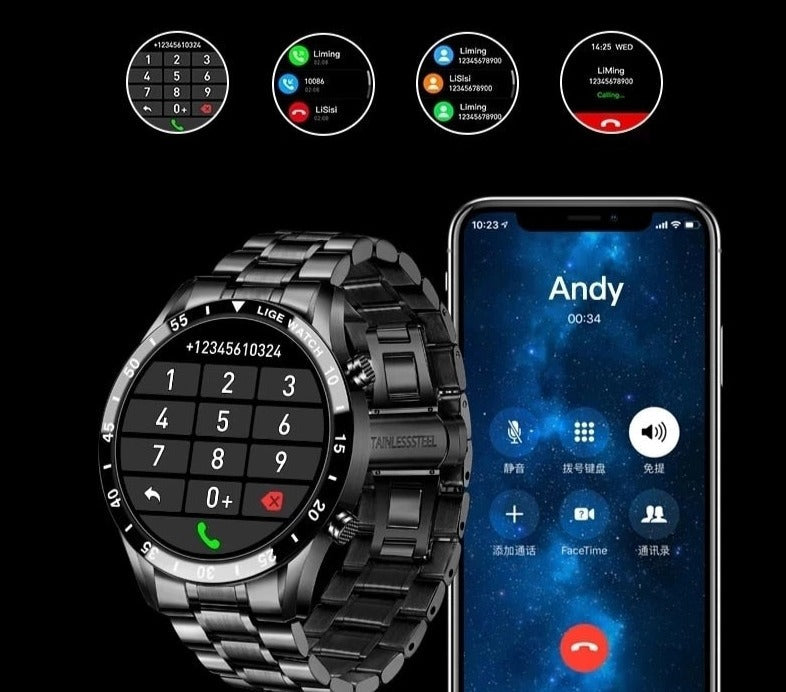 Montre homme élégante | Tracker business et fitness mince