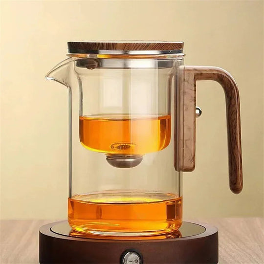 Teiera in Vetro con Infusore | Elegante Preparatore di Tè per Tè Sfuso