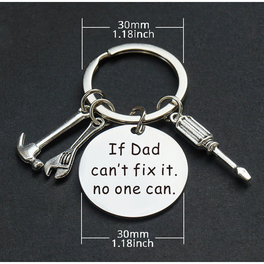 Porte-clés Papa Design Outils – Cadeau pour la Fête des Pères