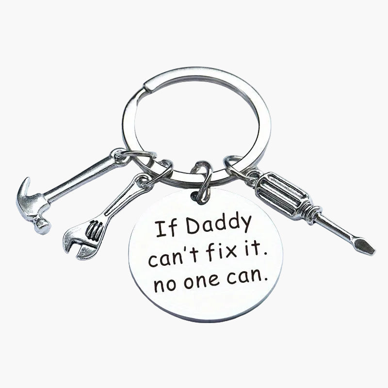 Porte-clés Papa Design Outils – Cadeau pour la Fête des Pères