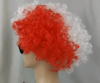 Fanperücke mit Bequemer Stirnband - Fan Accessoire für WM