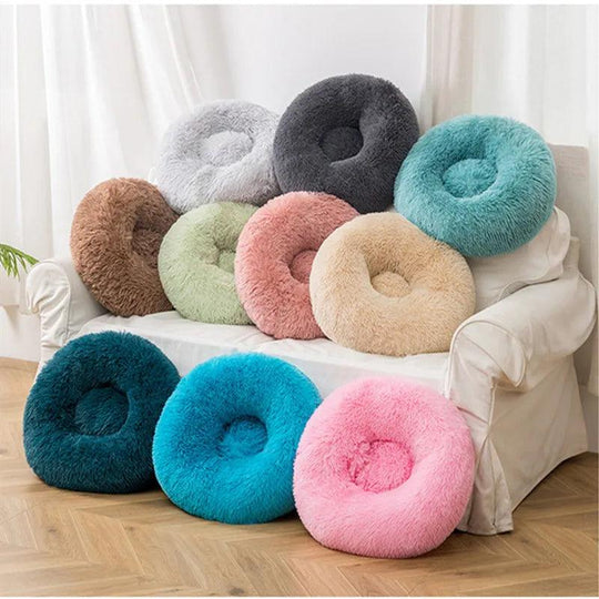 Plüsch-Donut-Hundebett