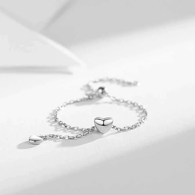 Bague Cœur Ajustable avec Pompon – Romantique &amp; Ludique