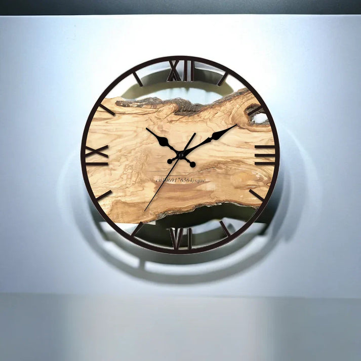 Transparent Minimalist-Design Wall Clock