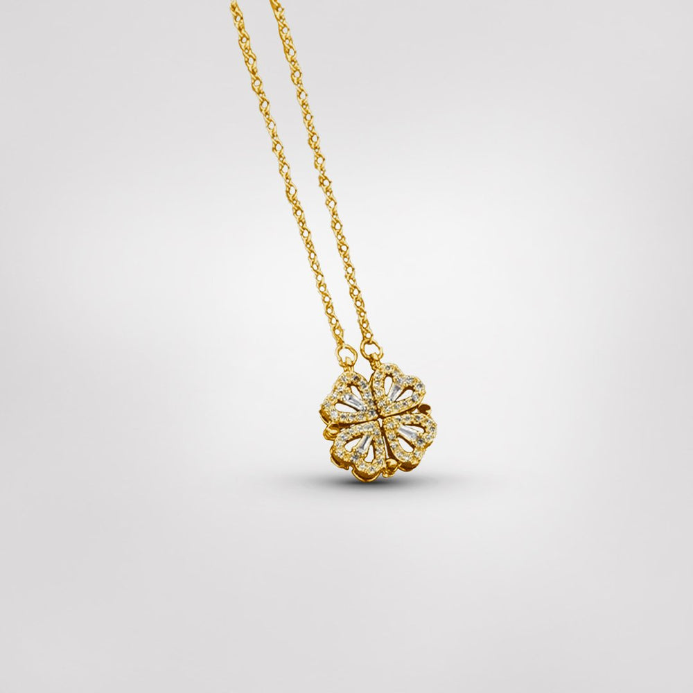 Collier Trèfle – Chance, Amour & Confiance autour du Cou