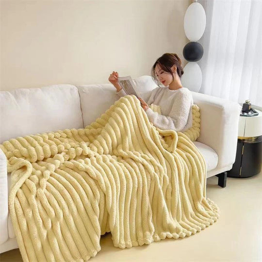 Plush Rabbit Blanket