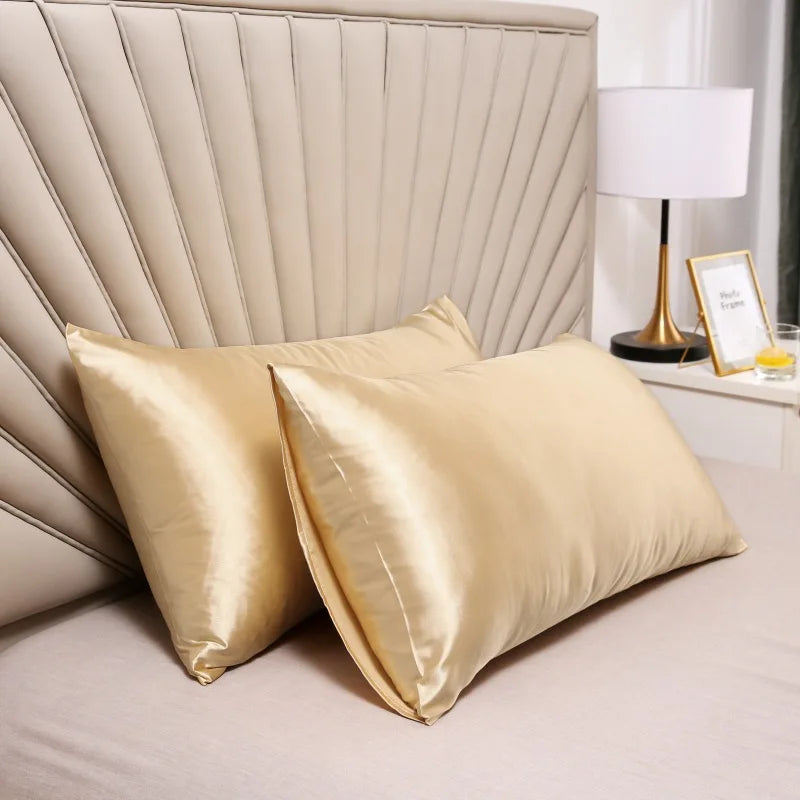 Silky Soft Satin Pillowcase - Soft Pillow Cover for Hair &amp; Skin, Cozy Bedding Decor for Home