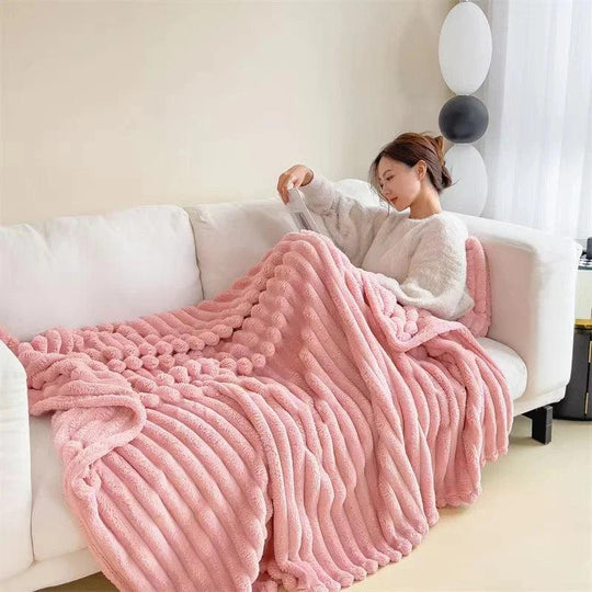 Plush Rabbit Blanket