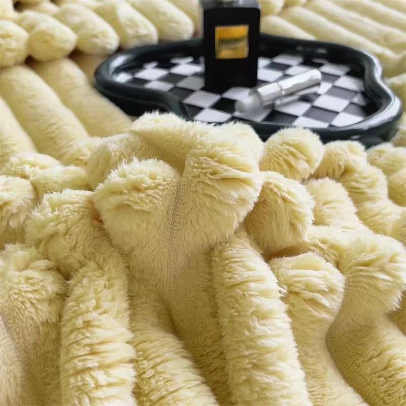 Plush Rabbit Blanket