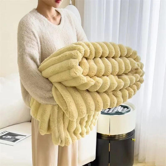 Plush Rabbit Blanket