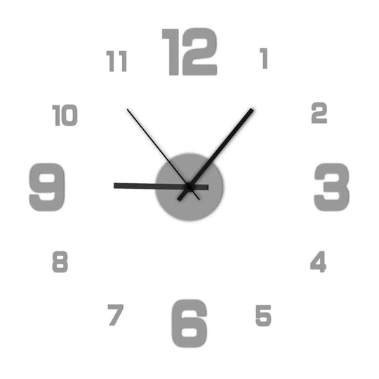 Modern Mirror Wall Clock
