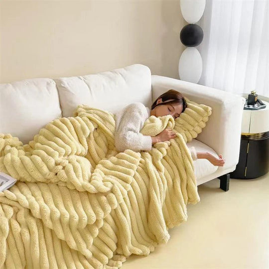 Plush Rabbit Blanket