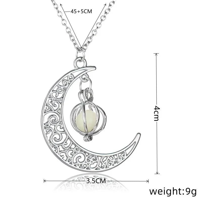 Collier Pendentif en Pierre de Lune – Élégance Mystique avec Force Intérieure